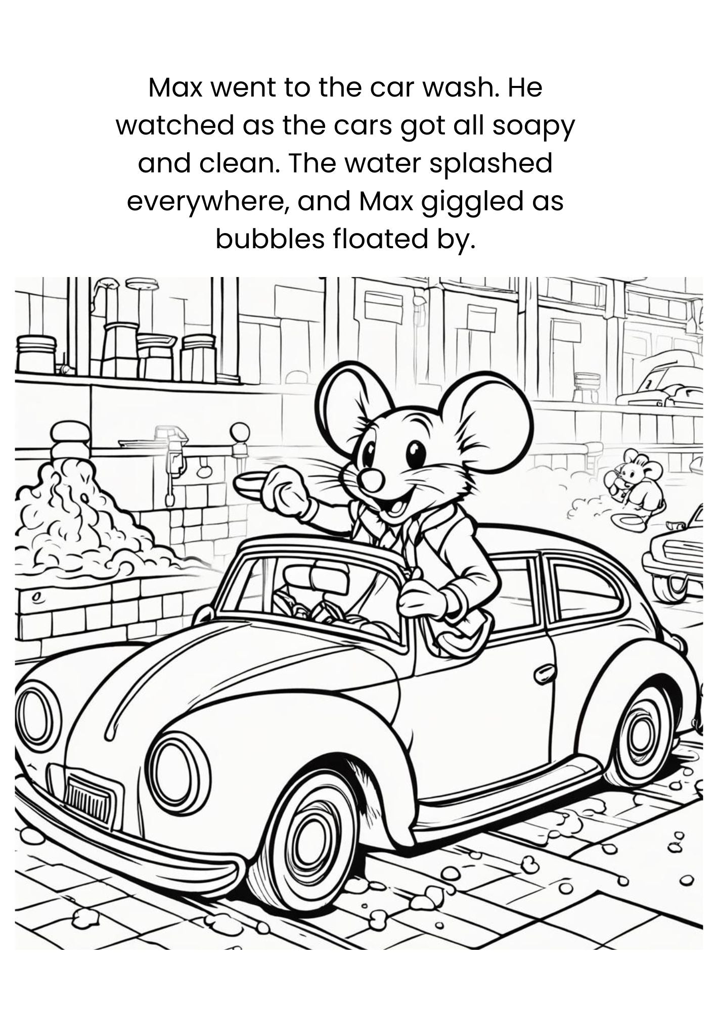 Maxwell Reading And Coloring Worksheets- 30 Printable Pages of Learning & Fun 3-10yrs