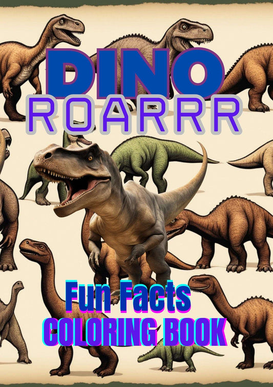 Dino-Roarrr Worksheets Coloring Pages Colouring Book