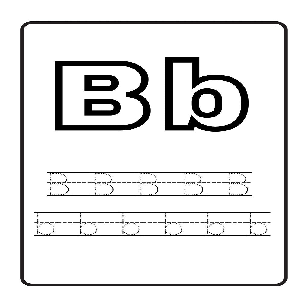 My ABC Trace And Coloring Worksheets- 54 Printable Sheets- 3-7yrs
