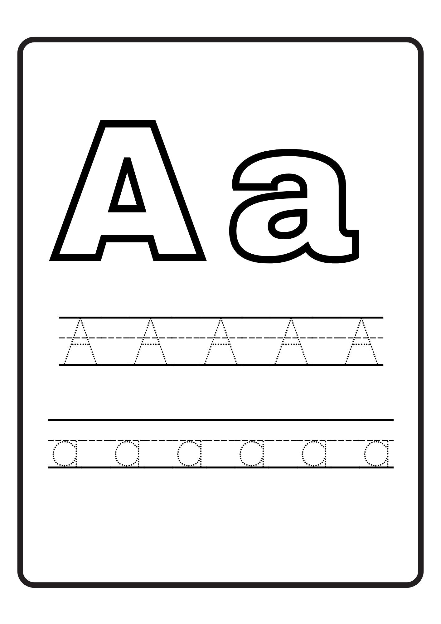 My ABC Trace And Coloring Worksheets- 54 Printable Sheets- 3-7yrs