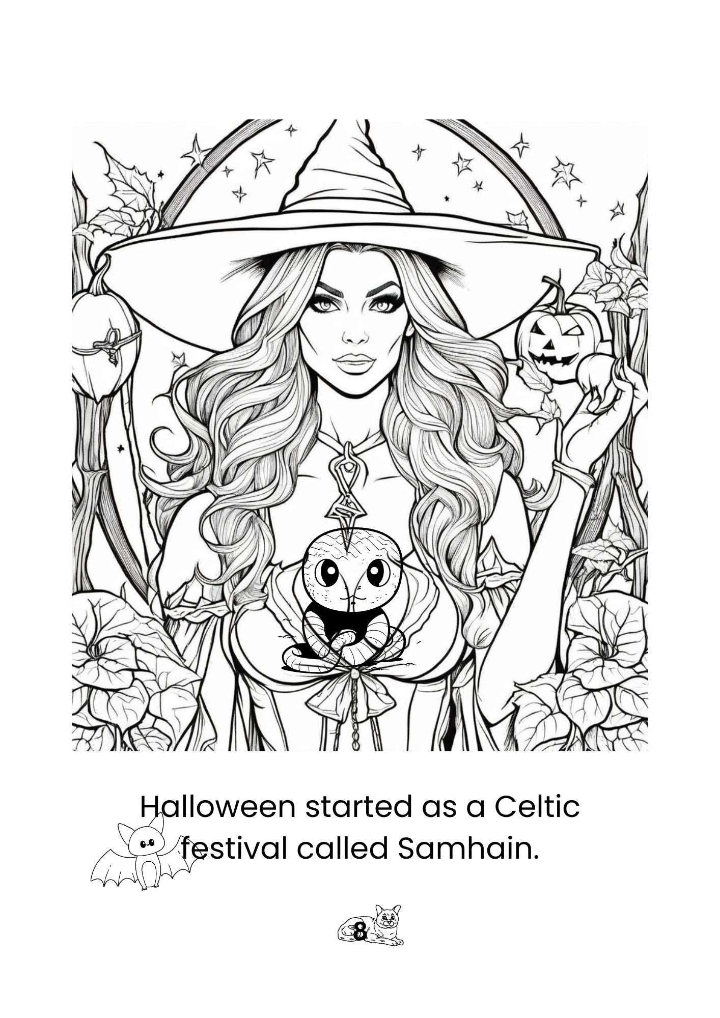 Spooky Scribbles Halloween Coloring Worksheets Kids Coloring Adventure